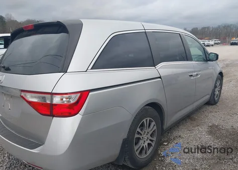 2013 Honda Odyssey Ex-L z USA, uszkodzony, nr VIN 5FNRL5H66DB053586